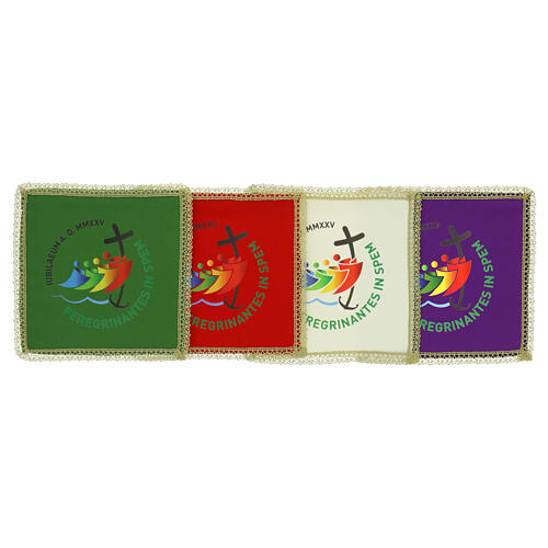 Palla Giubileo 2025 copricalice stampa 4 colori tessuto Vatican 1