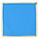 Pale bleu ciel logo Jubilé 2025 impression couleurs tissu Vatican s2