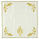 Ivory-coloured altar set with embroidered IHS s3