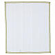 Conjunto de altar bordado IHS cor de marfim s5