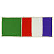Palla copricalice rigida ricamo pietre misto cotone s6