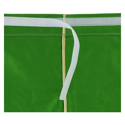 Conopeum – Tabernakelumhang, Blumenstickerei mit Schmuckstein, 49,5 × 40,5 cm 6