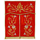 Conopeo tabernacolo simboli IHS ricamo oro 50x40 cm s3