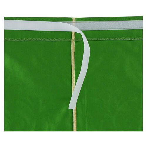 Conopeum – Tabernakelumhang, Agnus-Dei-Motiv mit gold- und silberfarbener Stickerei, 50 × 40,3 cm 6