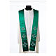 Silk stole with trim and velvet ribbon by Vebi Confezioni s2