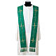 Vebi Confezioni embossed silk stole with crosses s2