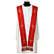 Vebi Confezioni embossed silk stole with crosses s4