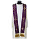 Vebi Confezioni embossed silk stole with crosses s8