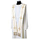 Vebi Confezioni embossed silk stole with crosses s14