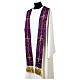 Vebi Confezioni embossed silk stole with crosses s16