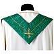 Vebi Confezioni embossed silk stole with crosses s18