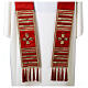 Red silk stole by Vebi Confezioni s4