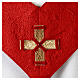 Red silk stole by Vebi Confezioni s6