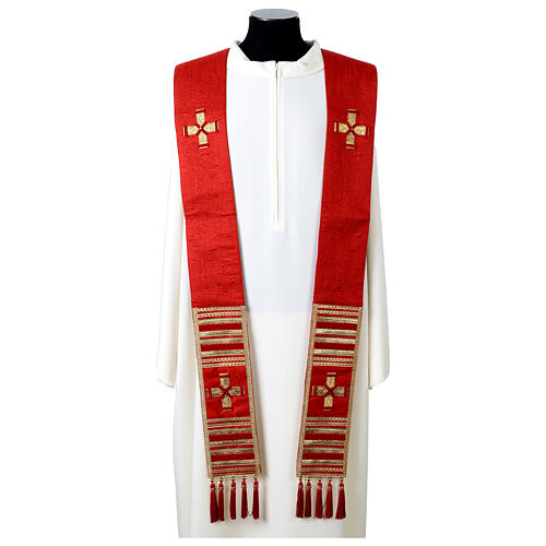 Estola roja de pura seda Vebi Confezioni 1
