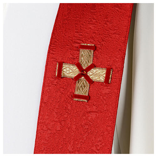 Estola roja de pura seda Vebi Confezioni 2