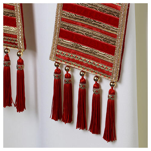 Estola roja de pura seda Vebi Confezioni 5