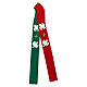 Green and red stole with Evangelists' symbols s3