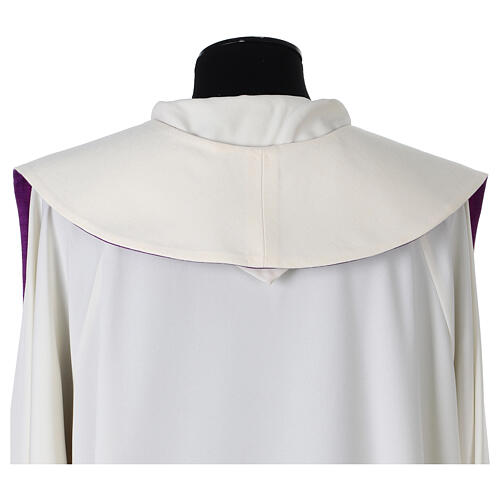 Stole white purple with Evangelist symbols 7