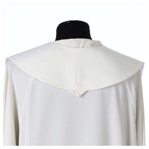 Stole with crucified Christ, Alpha and Omega 8