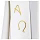 Stole with crucified Christ, Alpha and Omega s3
