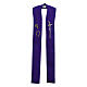 Stole with crucified Christ, Alpha and Omega s7