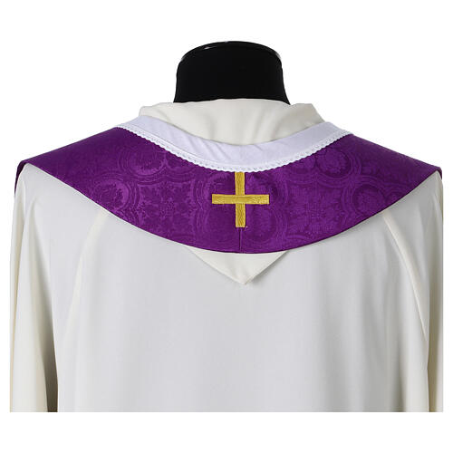 Damasco stole with IHS embroidery 7