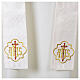 Damasco stole with IHS embroidery s4