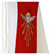 Red stole with symbols of the Holy Spirit s3