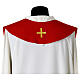 Red stole with symbols of the Holy Spirit s4