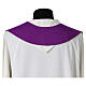 Simple single color stole with stylized cross s13