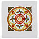 Altar linens with JHS, crosses and natural decorations s1