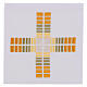 Mass altar linen set with modern geometric motifs crosses s1