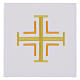Eucharist mass linen set with cross, grapes, and wheat s1