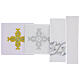 Linge d'autel coton avec broderies croix et fioritures s3