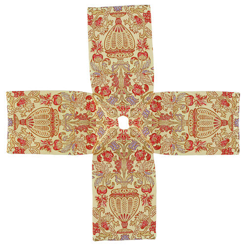 Cover with floral embroidery for ciborium 3