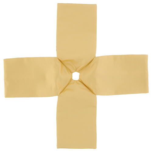 Capa para píxide bordada com flores 4