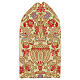 Ciborium cover with floral embroidery s2