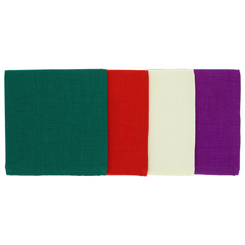 Palla, Christusmonogramm JHS, Ton-in-Ton-Stickerei – Polyester, 18 × 18 cm 6