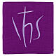Chalice veil with IHS embroidery s5
