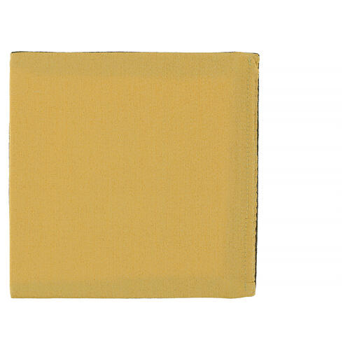 Palla, goldfarbene Borten mit Kristallen – 18 × 18 cm 2