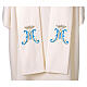 Ivory machine-embroidered Marian stole s2