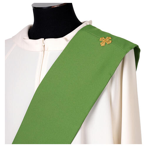 Diaconal stole in polyester with embroidered Jubilee 2025 logo 5