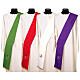 Diaconal stole in polyester with embroidered Jubilee 2025 logo s1
