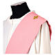 Étole diaconale rose en polyester logo Jubilé 2025 brodé s4