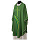 Chasuble en polyester microfibre croix style moderne impression vague s5