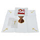 Set completo servizio da altare 100% lino ricamo Agnus Dei s2
