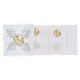 Altar set for Mass, gold embroidered IHS and silver grapevine s4