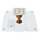 Altar linen set with gold Pax embroidery, 100% linen s3