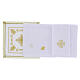 Mass linen set with golden baroque embroidery s4