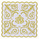 Pall with golden baroque floral motifs s5